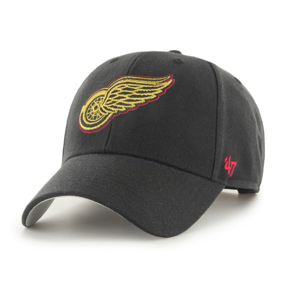 Detroit Red Wings čepice baseballová kšiltovka gold black - Detroit Red Wings kšiltovky, čepice, rukavice