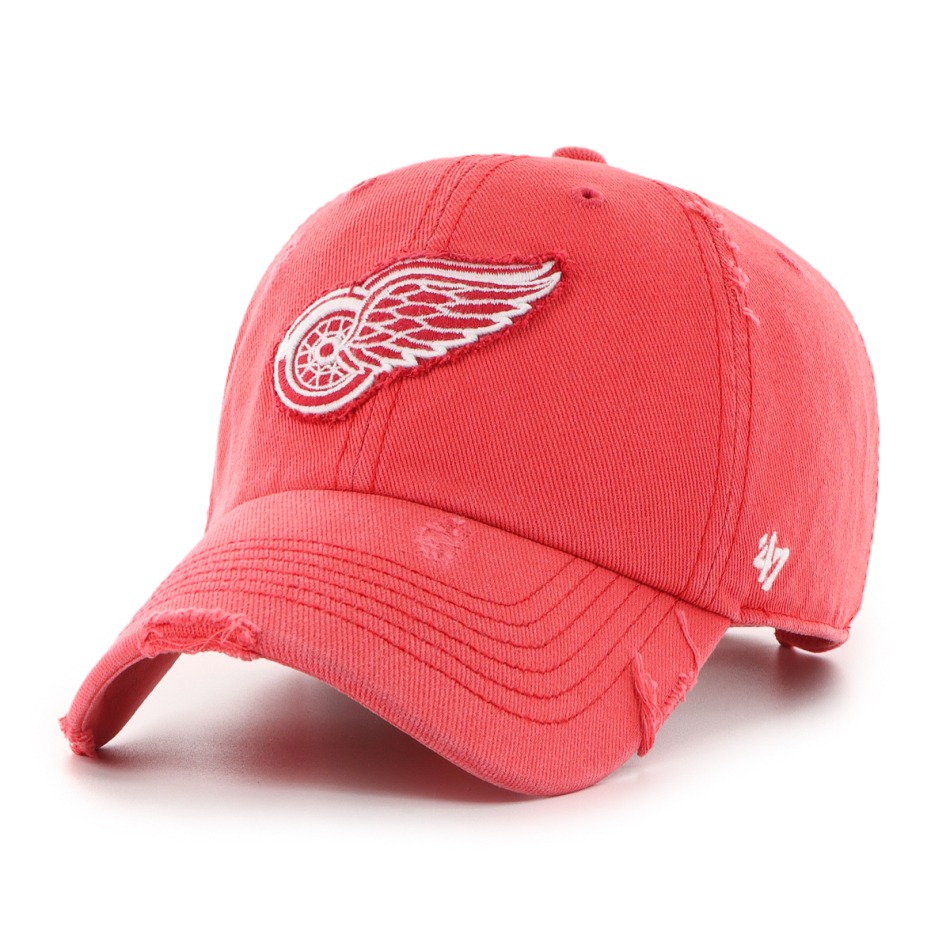 Detroit Red Wings čepice baseballová kšiltovka Weathered 47 Clean Up - Detroit Red Wings kšiltovky, čepice, rukavice