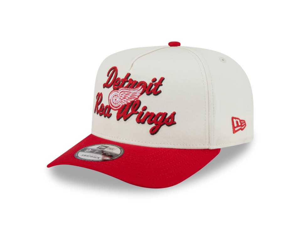 Detroit Red Wings čepice baseballová kšiltovka New Era 950AF Chainstitch white - Detroit Red Wings kšiltovky, čepice, rukavice