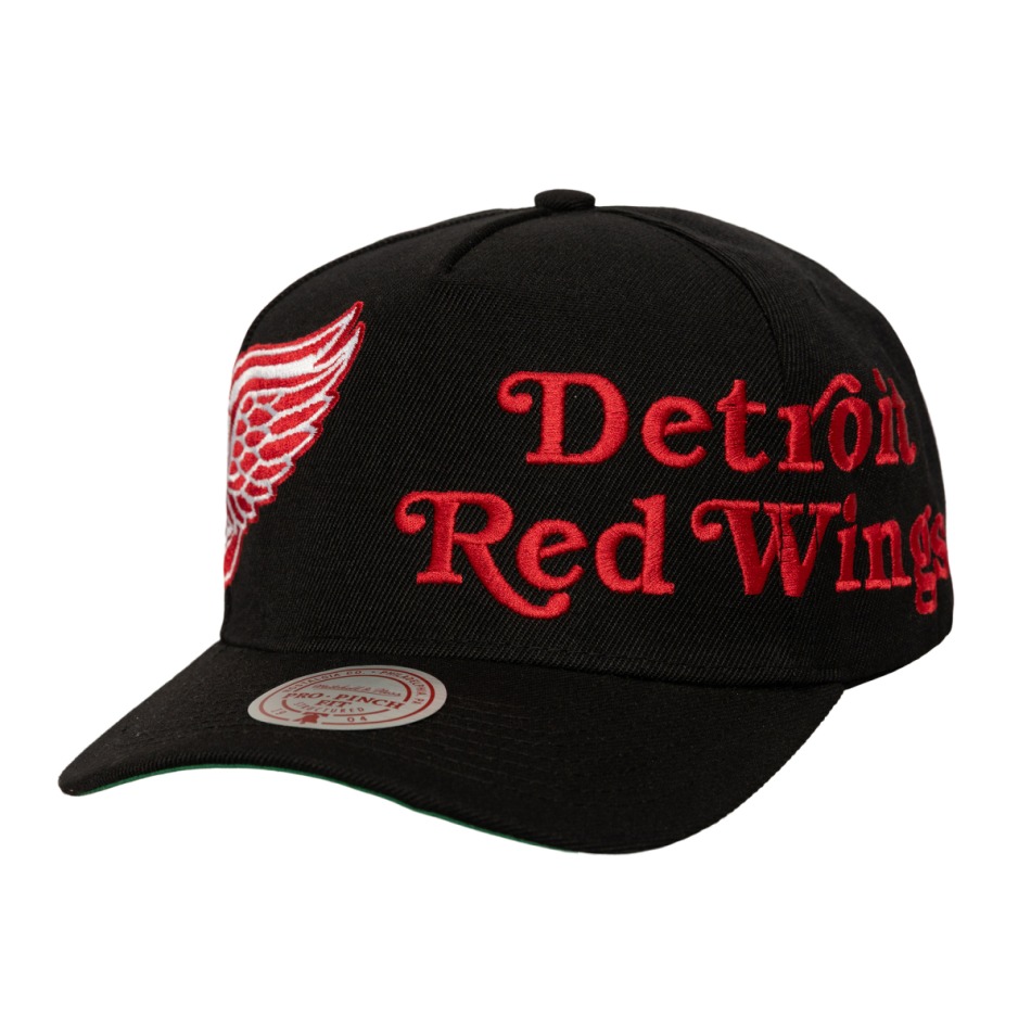 Detroit Red Wings čepice baseballová kšiltovka Busted Pro Snapback black - Detroit Red Wings kšiltovky, čepice, rukavice