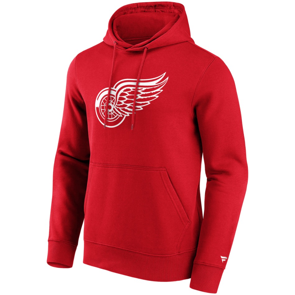 Detroit Red Wings pánská mikina s&nbsp;kapucí Primary Logo Graphic Hoodie red - Detroit Red Wings mikiny, bundy, kalhoty