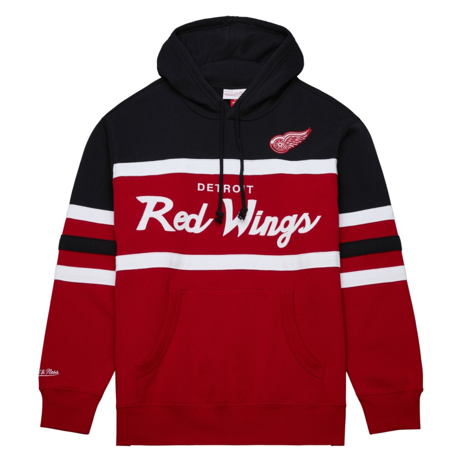Detroit Red Wings pánská mikina s&nbsp;kapucí Head Coach - Detroit Red Wings mikiny, bundy, kalhoty