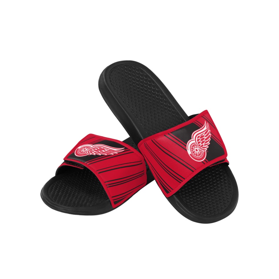 Detroit Red Wings pánské pantofle Legacy Velcro Sport Slide Slipper - Detroit Red Wings ostatní modní doplňky