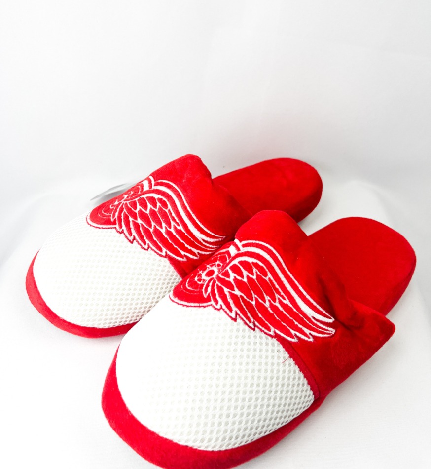 Detroit Red Wings pánské pantofle Team Logo Staycation Slipper - Detroit Red Wings ostatní modní doplňky