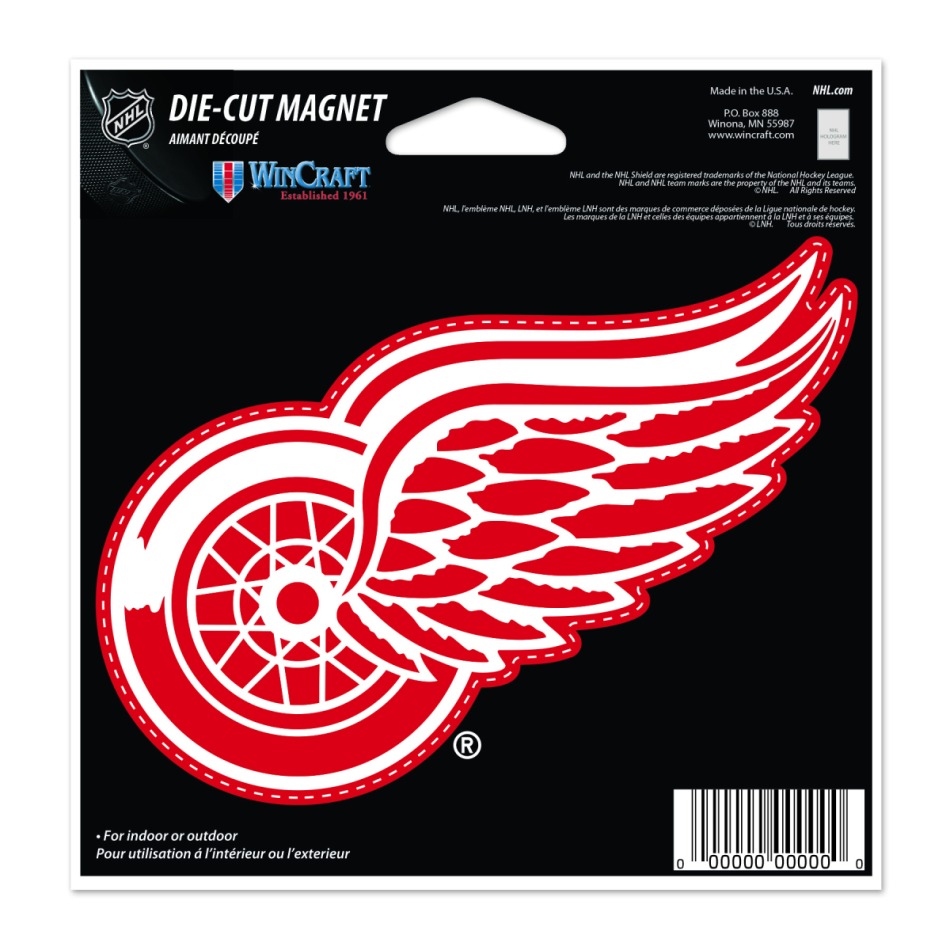 Detroit Red Wings magnetka Die Cut - Detroit Red Wings ostatní suvenýry
