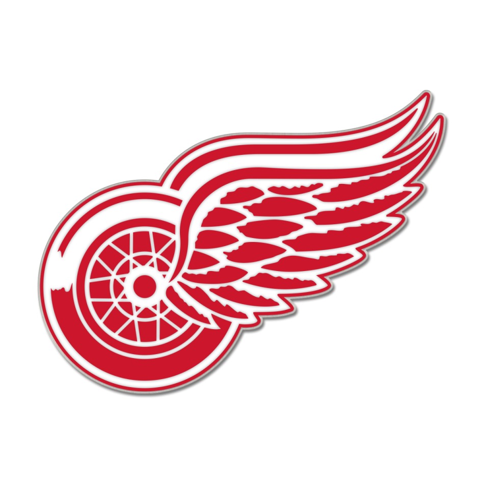 Detroit Red Wings odznak Enamel Pin Jewelry Card - Detroit Red Wings ostatní suvenýry