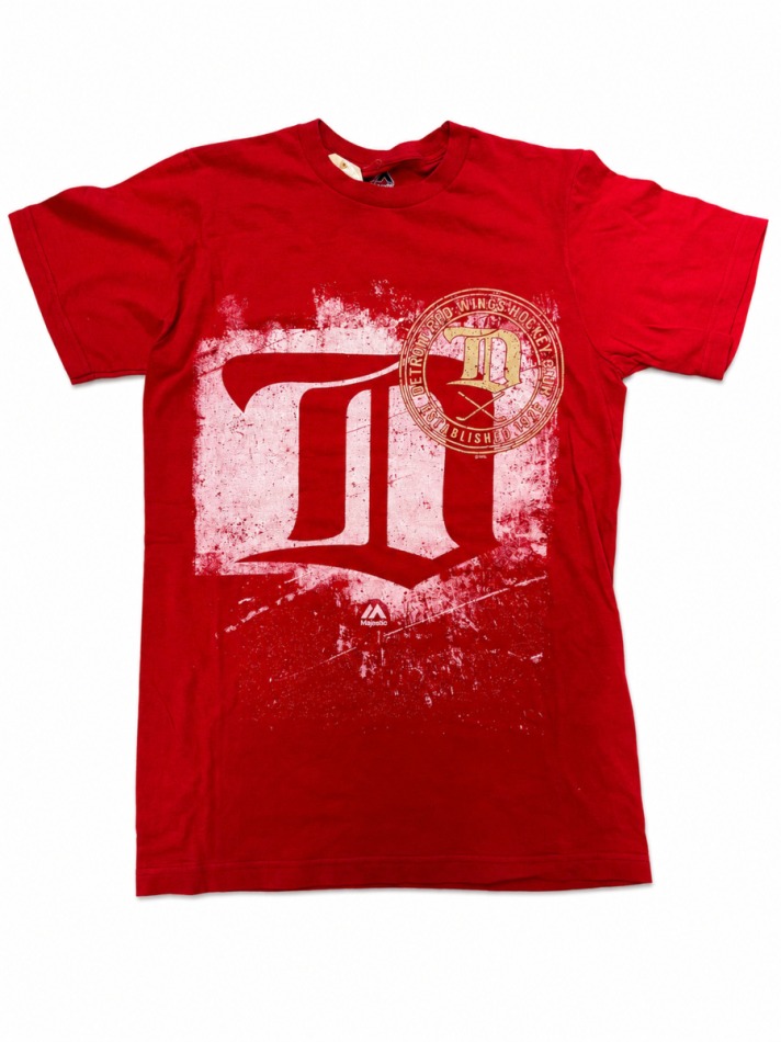 Detroit Red Wings pánské tričko NHL Majestic Established 1926 - Detroit Red Wings trička, polo trička, košile