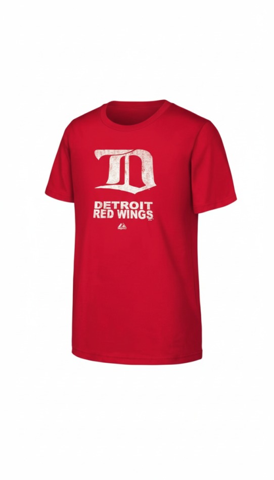 Detroit Red Wings pánské tričko Vintage red - Detroit Red Wings trička, polo trička, košile