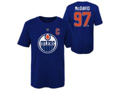 Edmonton Oilers dětské tričko Connor McDavid Captains Name and Number navy