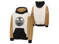 Edmonton Oilers dětská mikina s kapucí Color Blocked Flc Hd
