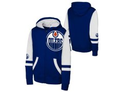 Edmonton Oilers dětská mikina s kapucí Face Off Fz Flc Hd
