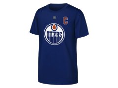 Edmonton Oilers dětské tričko NHL Flat Captains Name & Number Short Sleeve Cotton