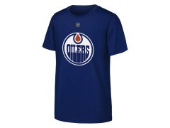 Edmonton Oilers dětské tričko NHL Flat Name & Number Short Sleeve Cotton