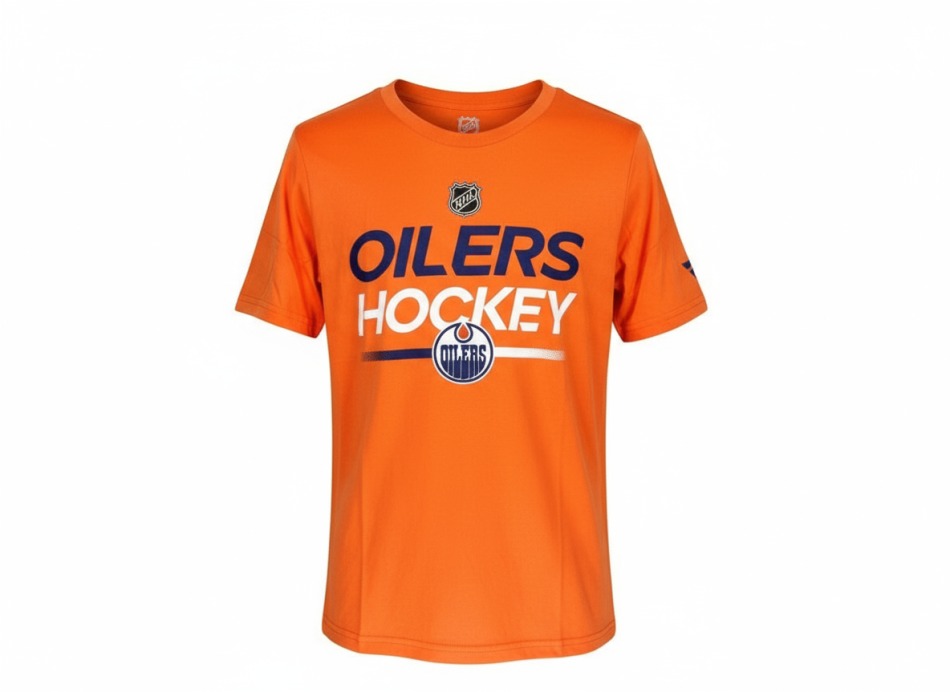 Edmonton Oilers dětské tričko Apro Wordmark Ss Ctn Tee