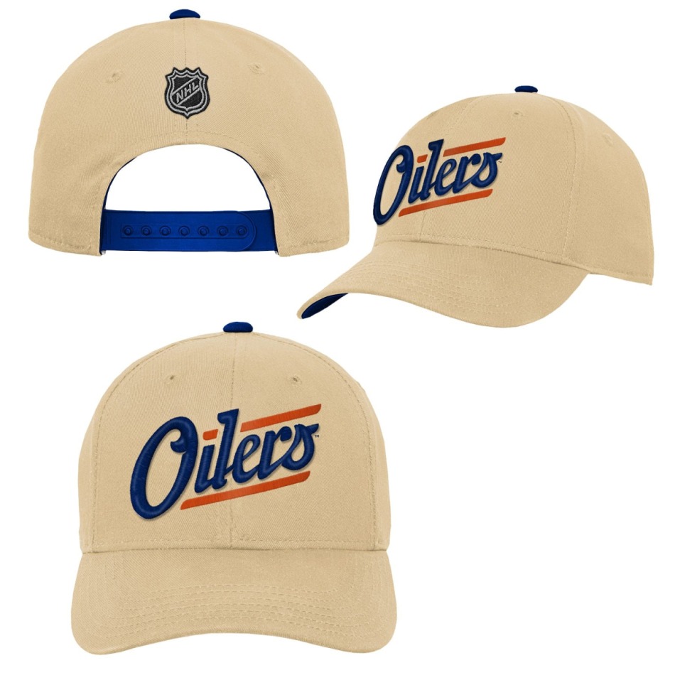 Edmonton Oilers dětská čepice baseballová kšiltovka 3Rd Jersey Precurved Snap
