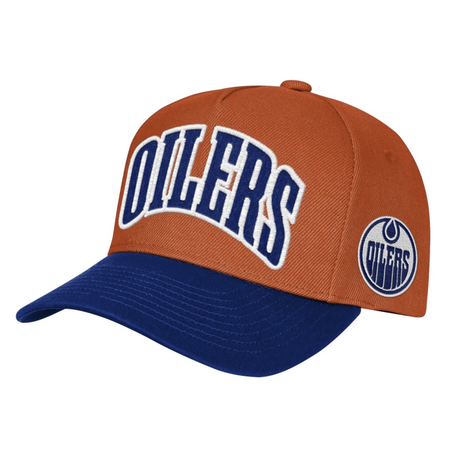 Edmonton Oilers dětská čepice baseballová kšiltovka Mvp Pro Pinch - Edmonton Oilers dětské oblečení