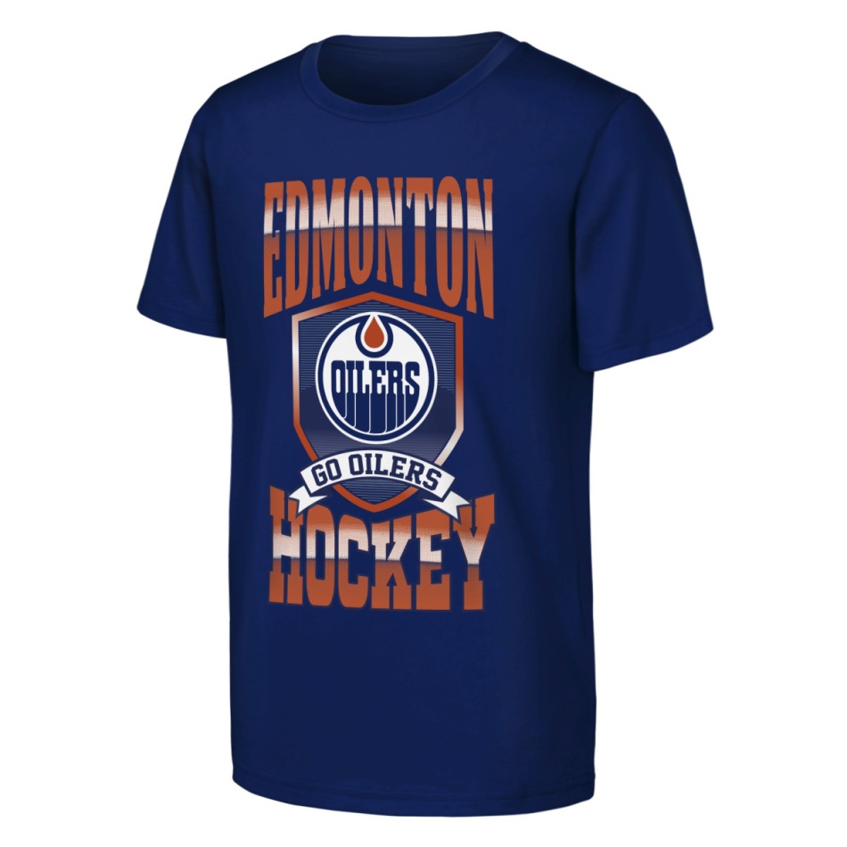 Edmonton Oilers dětské tričko Big Shield Ss - Edmonton Oilers dětské oblečení