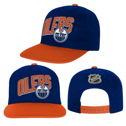 Edmonton Oilers dětská čepice flat kšiltovka Essentials Deadstock Snapback - Edmonton Oilers dětské oblečení