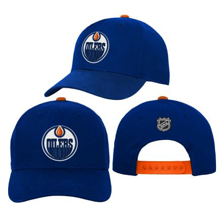 Edmonton Oilers dětská čepice baseballová kšiltovka Precurved Snap - Edmonton Oilers dětské oblečení