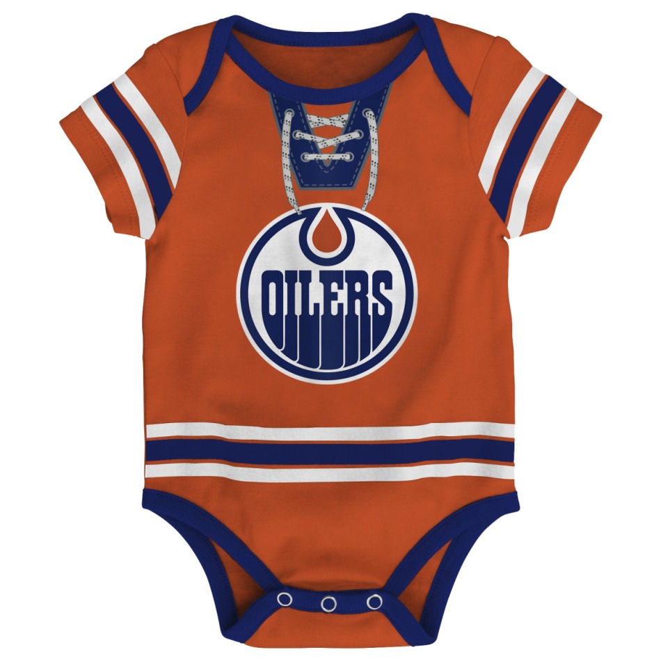 Dětské body Edmonton Oilers NHL Hockey Pro Creeper – Blank - Edmonton Oilers dětské oblečení