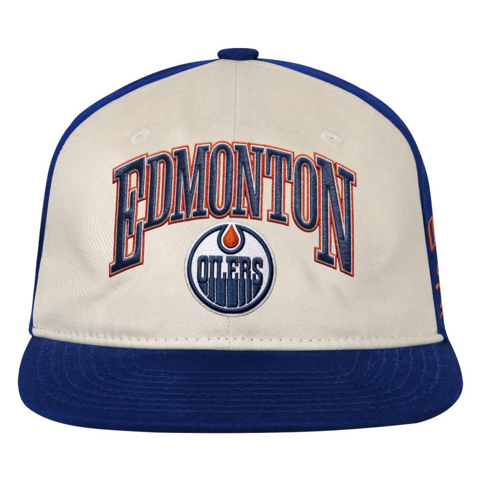 Dětská kšiltovka Edmonton Oilers NHL Flatbrim Arch Deadstock Snapback - Edmonton Oilers dětské oblečení