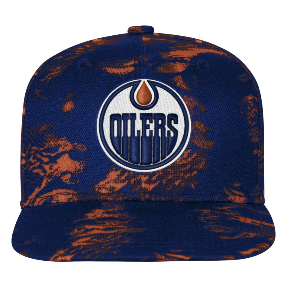 Dětská kšiltovka Edmonton Oilers NHL Dynamics Flat Brim Snapback - Edmonton Oilers dětské oblečení