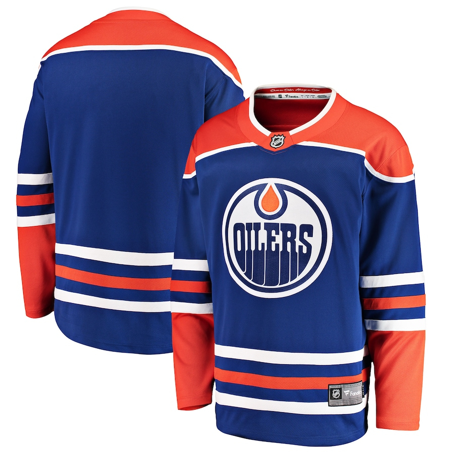 Edmonton Oilers hokejový dres Alternate Breakaway Jersey - Royal - Edmonton Oilers dresy