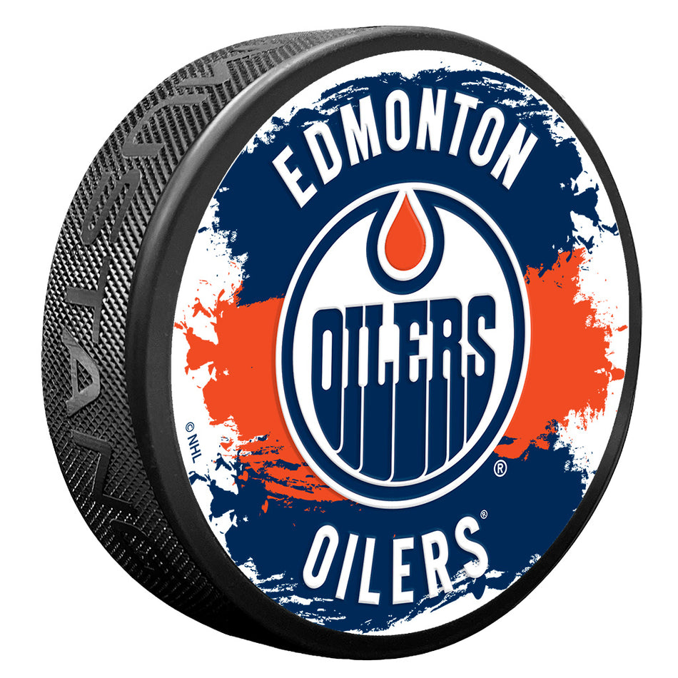 Edmonton Oilers puk Splash - Edmonton Oilers hokejové vybavení