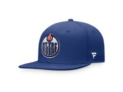 Edmonton Oilers čepice flat kšiltovka Core Snapback blue