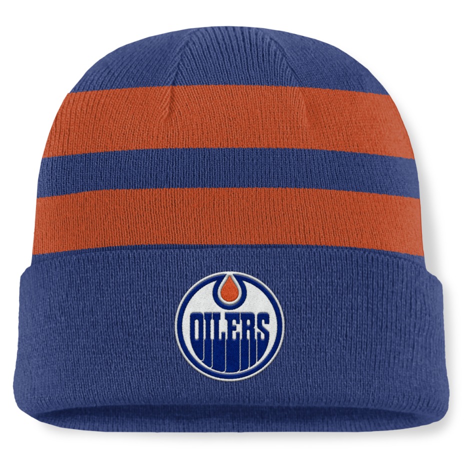Edmonton Oilers zimní čepice Swipe Cuffed - Edmonton Oilers kšiltovky, čepice, rukavice