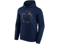 Edmonton Oilers pánská mikina s kapucí Etch Hoodie navy