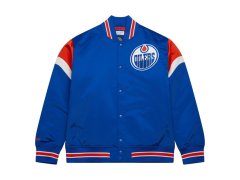 Edmonton Oilers pánská bunda NHL Heavyweight Satin Jacket