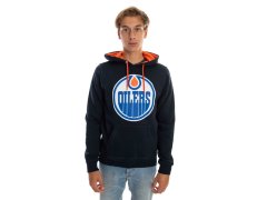 Edmonton Oilers pánská mikina s kapucí Core 47 BALLPARK Pullover Hood Fall Navy