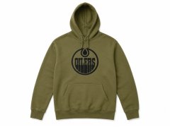 Edmonton Oilers pánská mikina s kapucí NHL Military green
