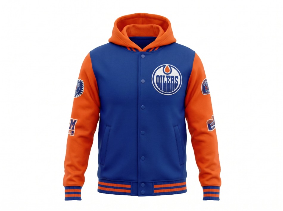 Edmonton Oilers pánská mikina s kapucí NHL US Edit