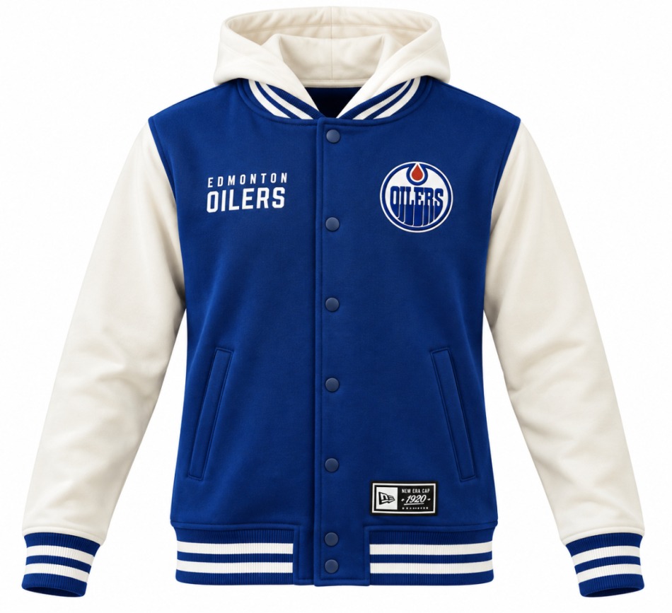 Pánská mikina Edmonton Oilers NHL College Hoodie