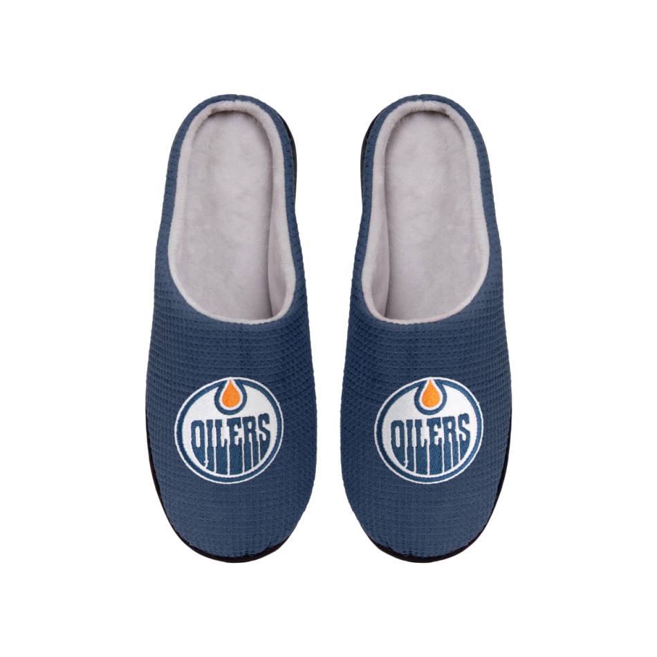 Edmonton Oilers pantofle NHL Memory Foam Slide Slipper - Edmonton Oilers ostatní modní doplňky