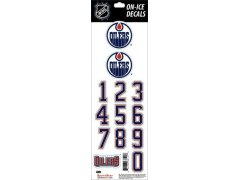 Edmonton Oilers samolepky hockey helmet Decals
