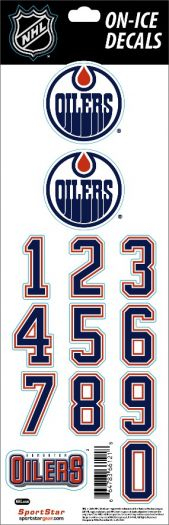 Edmonton Oilers samolepky hockey helmet Decals - Edmonton Oilers ostatní suvenýry