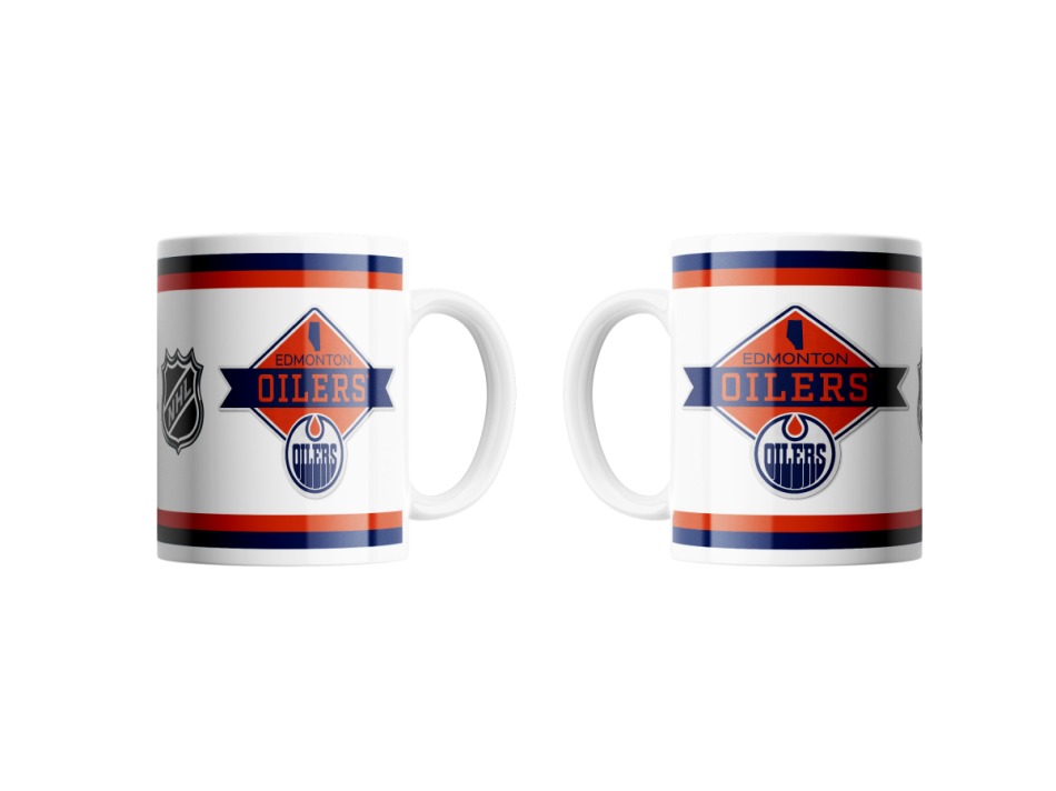 Edmonton Oilers hrníček STRIPES
