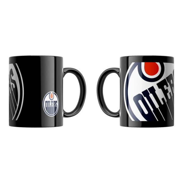 Edmonton Oilers hrníček Oversized Logo NHL (330 ml) - Edmonton Oilers sklenice, hrníčky, misky