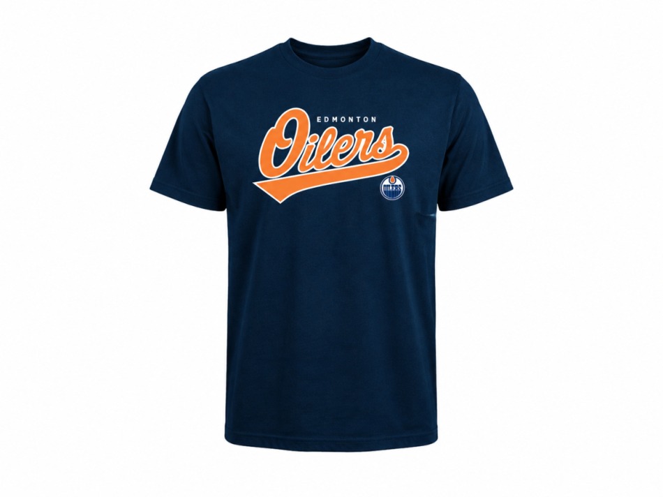 Pánské tričko Edmonton Oilers NHL Tail Sweep Tee