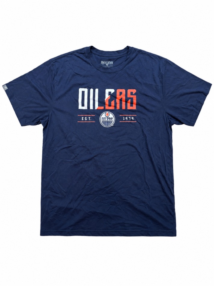 Pánské tričko Edmonton Oilers NHL Levelwear Splitter Tee