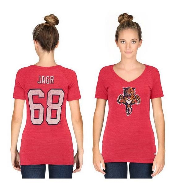 Florida Panthers dámské tričko Jaromír Jágr #68 CCM - Florida Panthers dámské oblečení