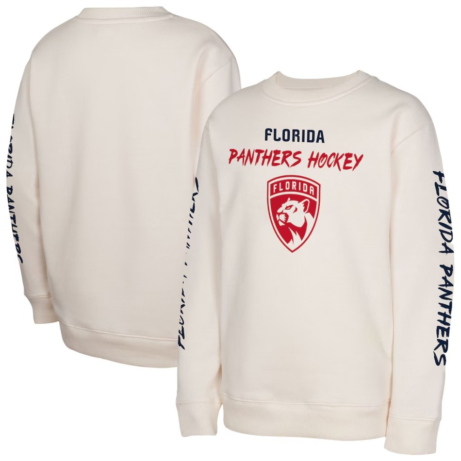 Florida Panthers dětská mikina NHL Star Power Pullover Sweatshirt - Cream - Florida Panthers dětské oblečení