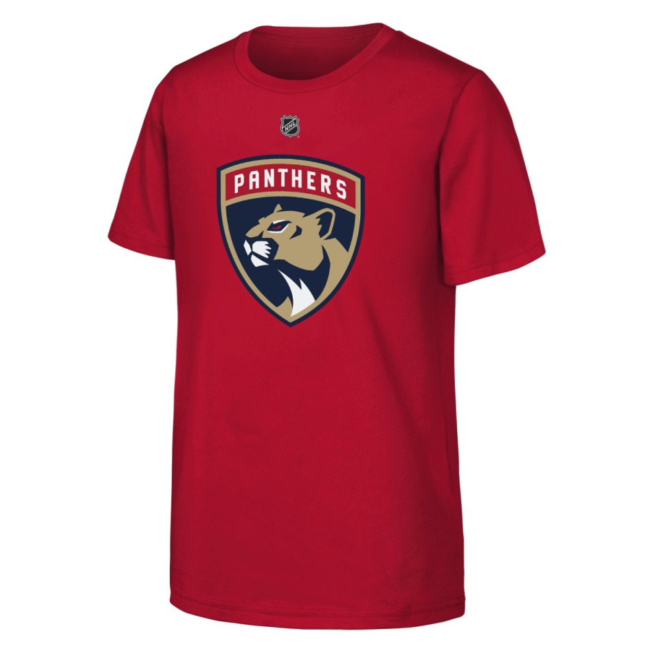Dětské tričko Brad Marchand #63 Florida Panthers NHL Flat Name & Number Short Sleeve Cotton - Florida Panthers dětské oblečení