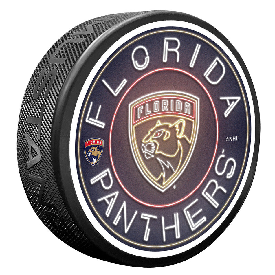 Puk Florida Panthers Neon