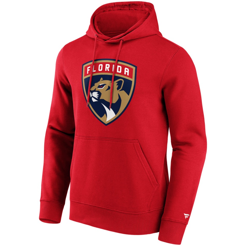Florida Panthers pánská mikina s&nbsp;kapucí Primary Logo Graphic Hoodie red 1 - Florida Panthers mikiny, bundy, kalhoty