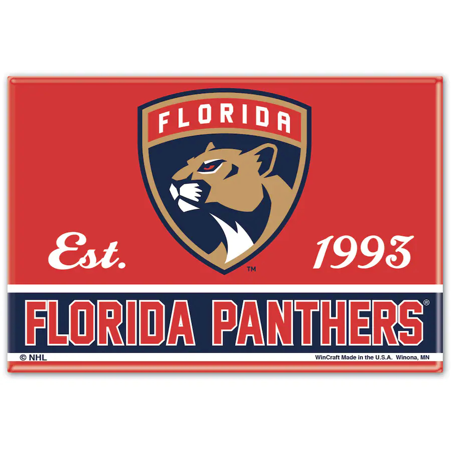 Florida Panthers magnetka logo - Florida Panthers ostatní suvenýry