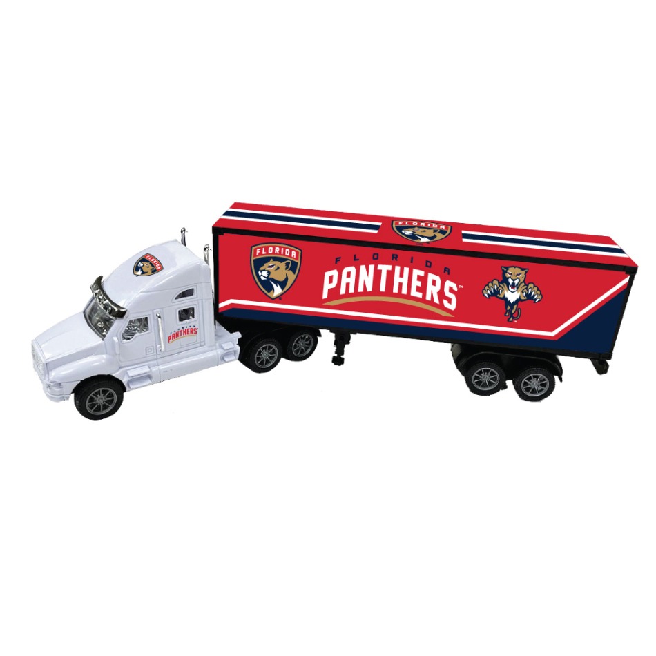 Florida Panthers kamion 18-Wheeler Big Rig Truck White - Florida Panthers ostatní suvenýry